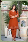 Krivaa By Mittoo Viscose Weaving Thread Work Co Ord Set Exporters In India